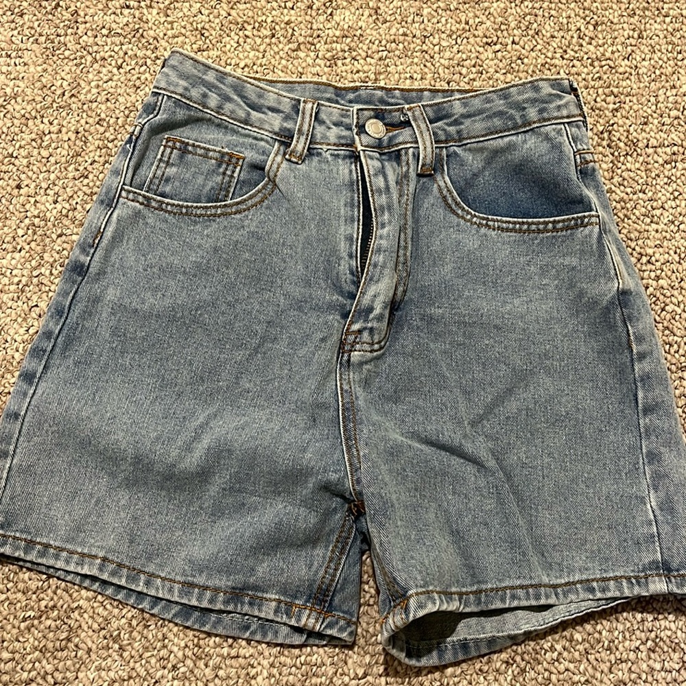 SHEIN blue jean shorts, XS
